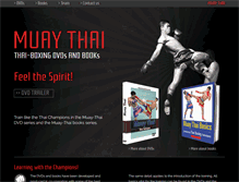 Tablet Screenshot of muaythai-dvd.com